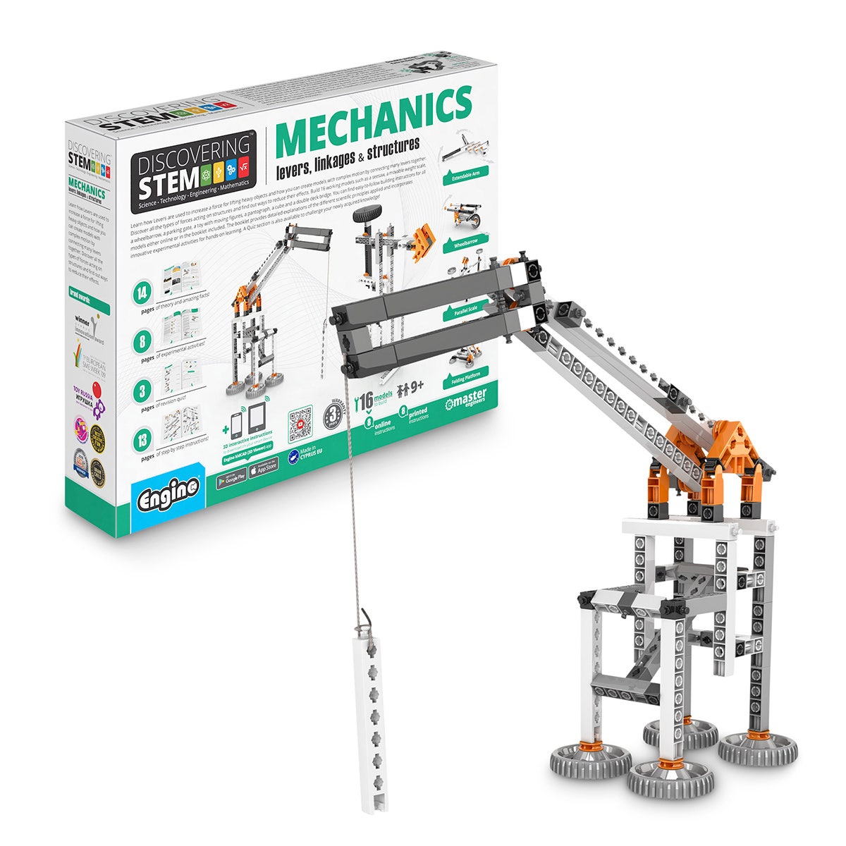 NE30546-ENGINO® STEM Mechanics: Levers, Linkages & Structures