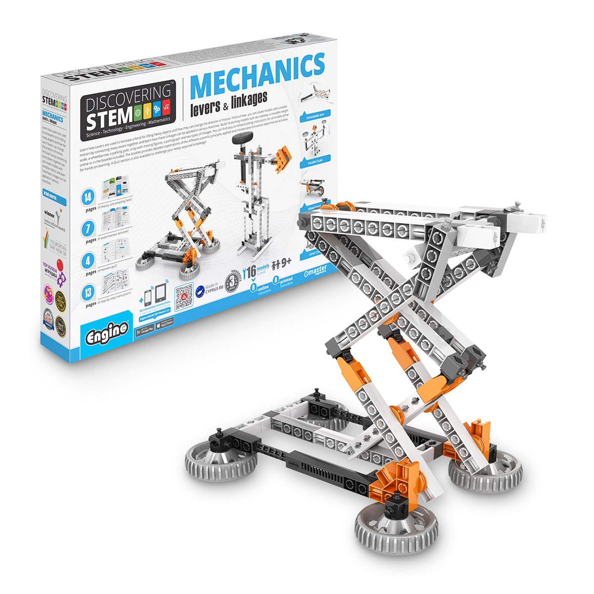 NE30548-ENGINO® STEM Mechanics: Levers & Linkages