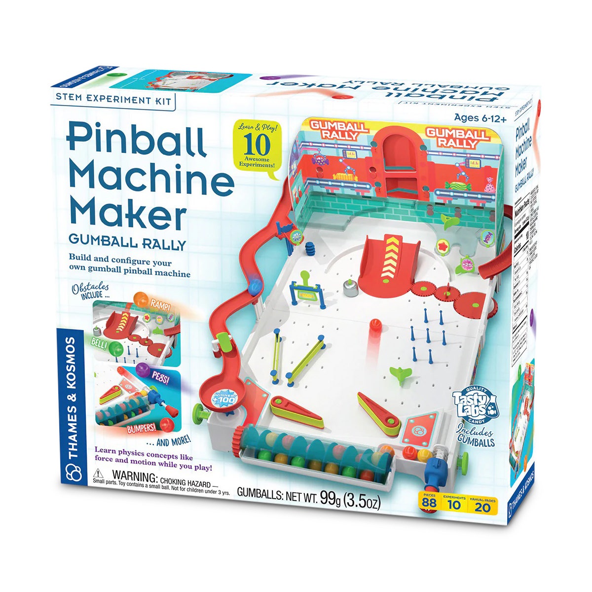 NE30641-Thames and Kosmos® Pinball Machine Maker: Gumball Rally