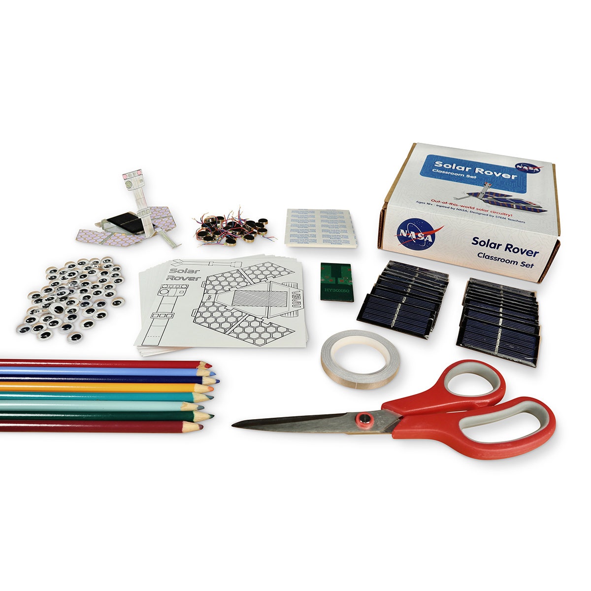 X0000NE30658-Brown Dog Gadgets® Solar Mars Rover Kits