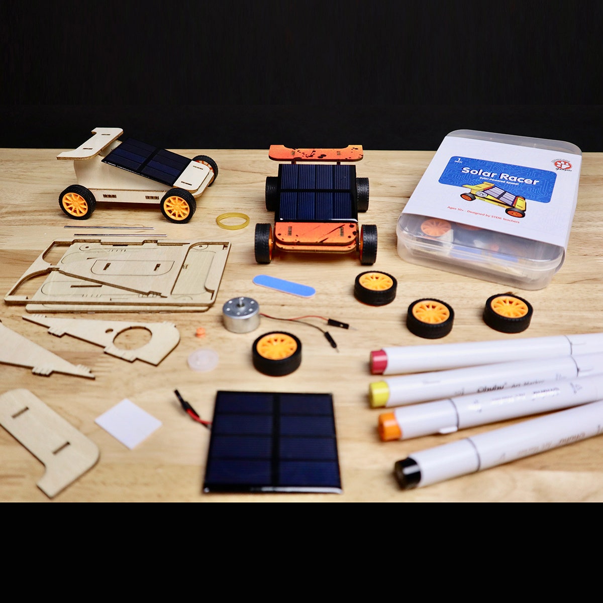 X0000NE30674-Brown Dog Gadgets® Solar Racer Kits