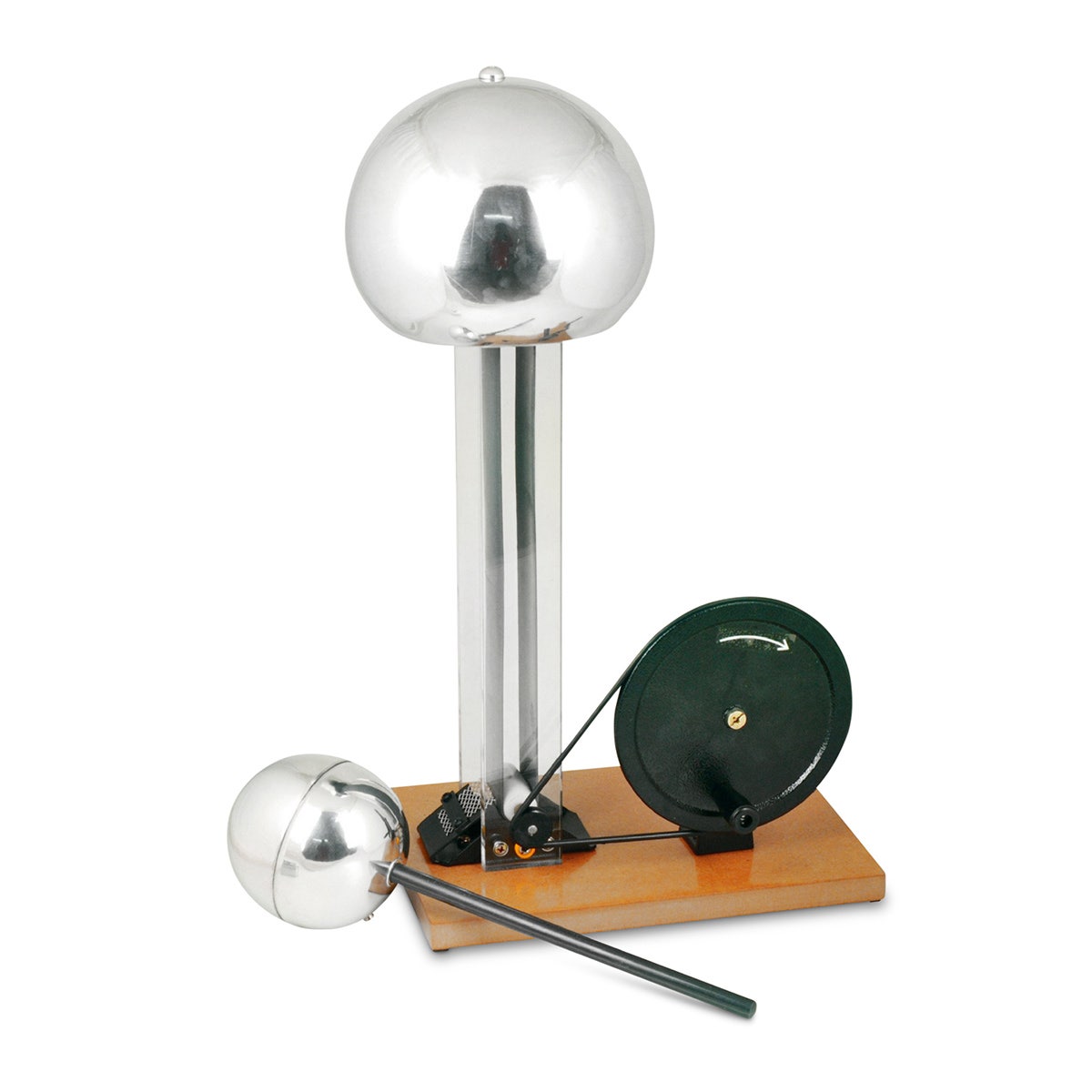 NE30680-Eisco® Hand Crank Van de Graaff Generator, 7.9 in. Sphere