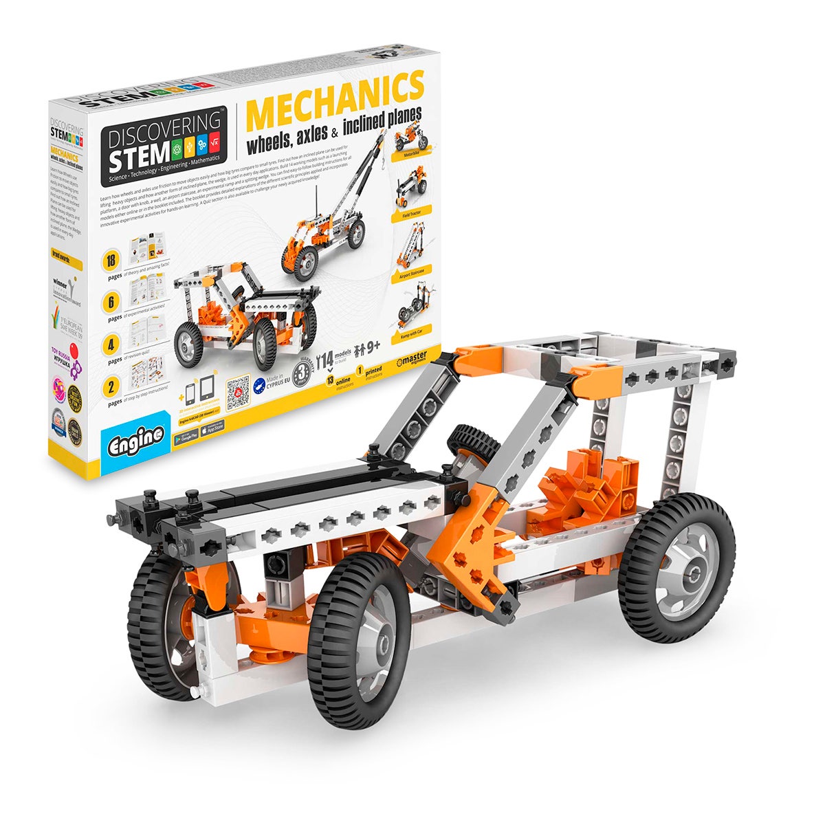 NE30748-ENGINO® STEM: Wheels, Axles & Inclined Planes