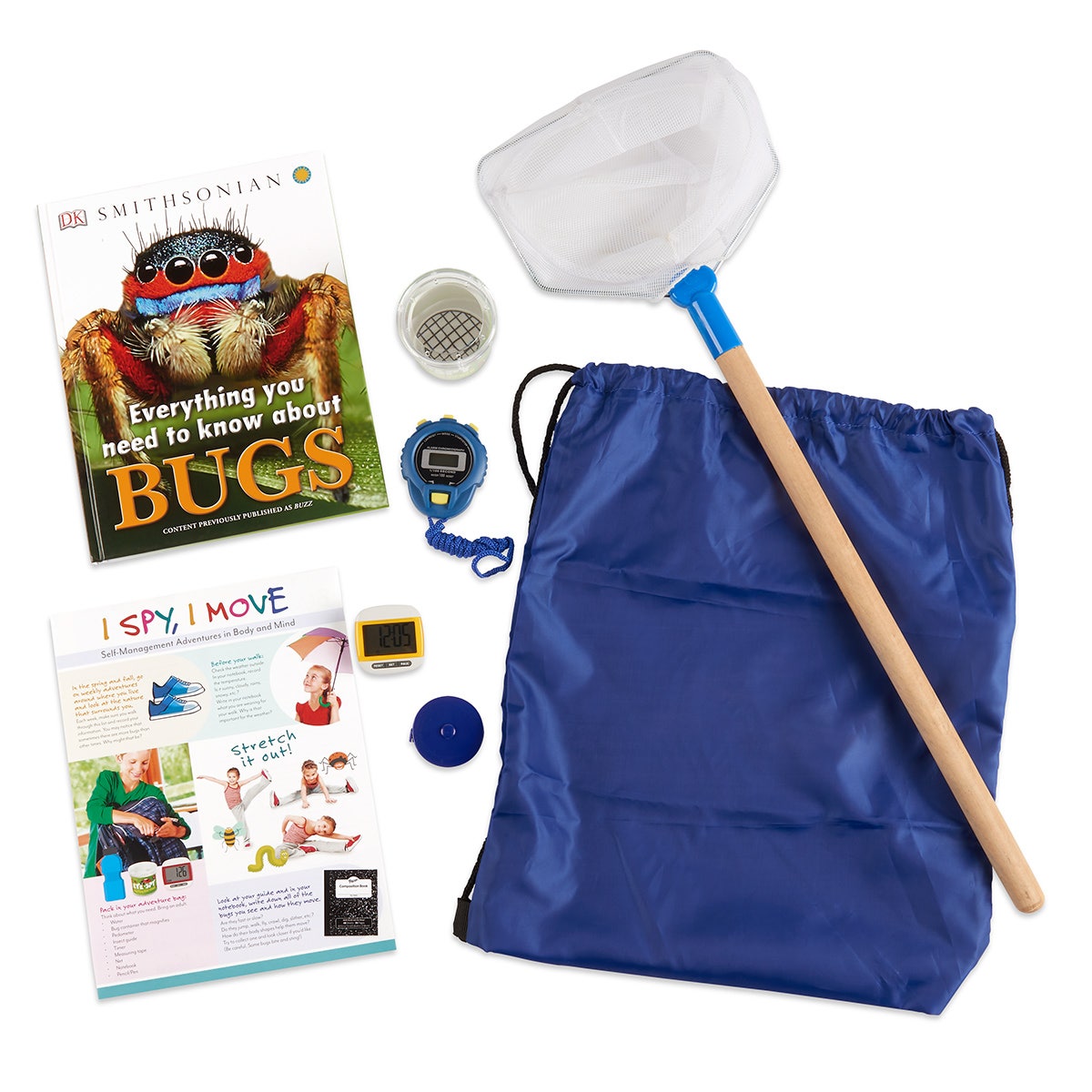 NE40047-Nasco I Spy, I Move: Self-Management Adventures in Body and Mind Kit for PE & SEL