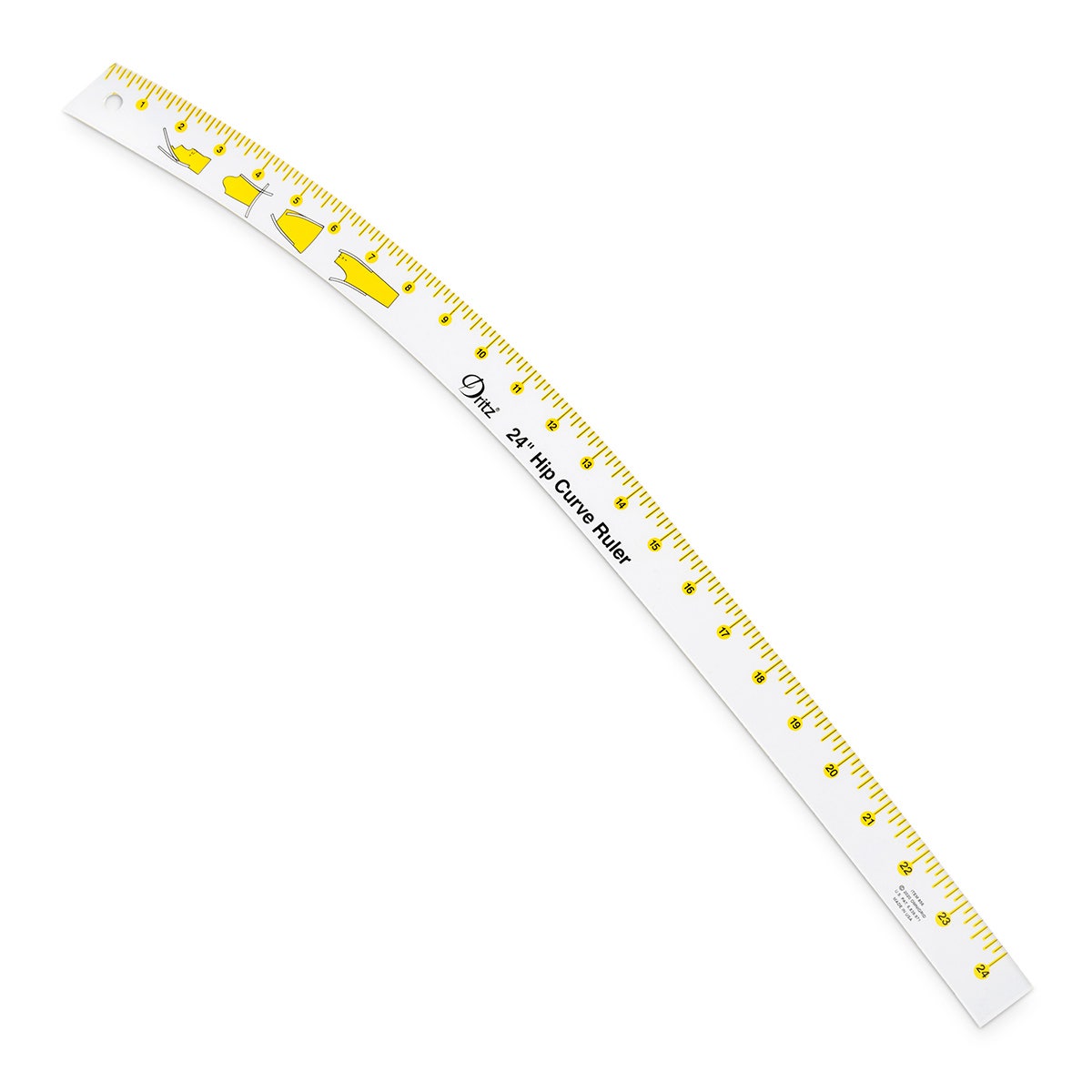 NE40127-Dritz 24 in. Hip Curve Ruler