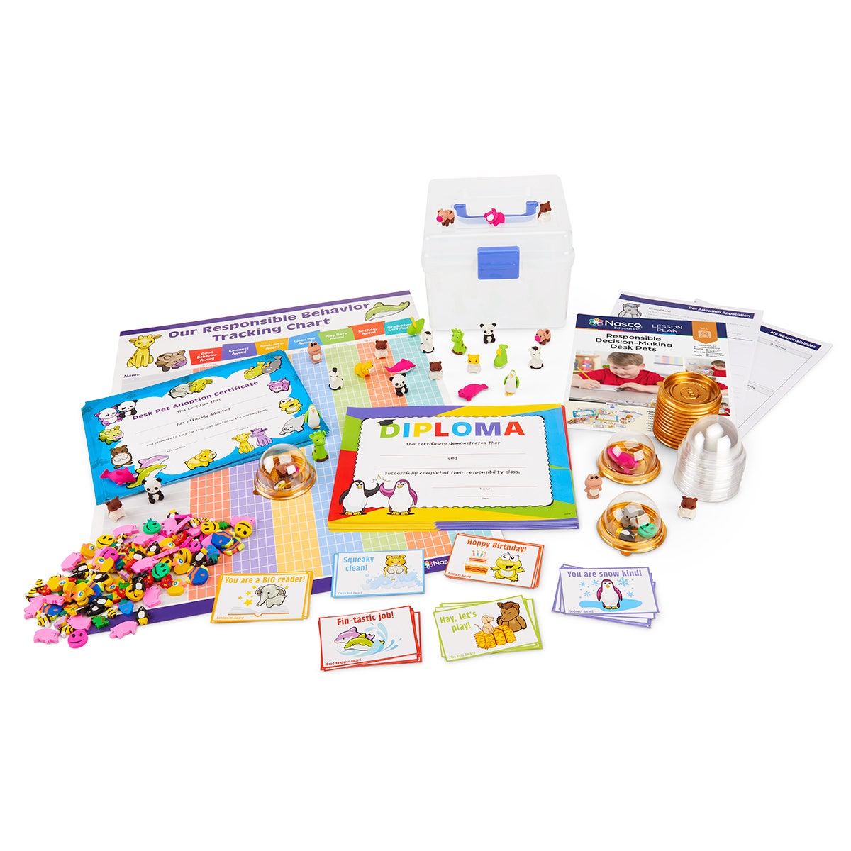 NE40144-Nasco Responsible Decision-Making Desk Pet Kit
