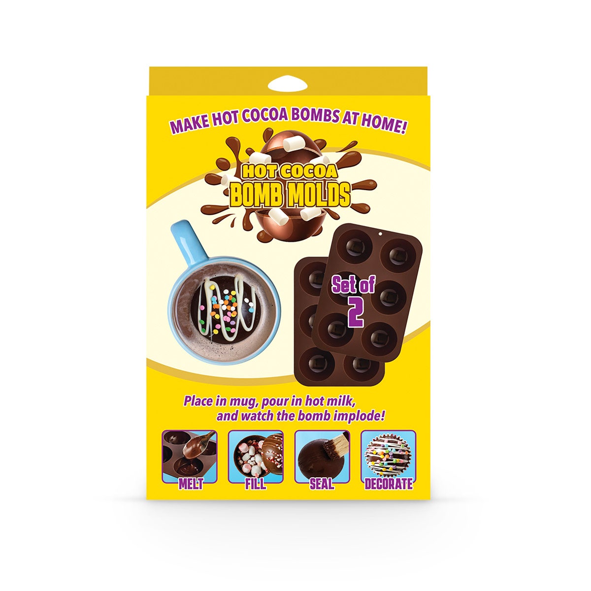 NE40249-Mrs. Anderson's Hot Cocoa Bomb Molds  Set of 2