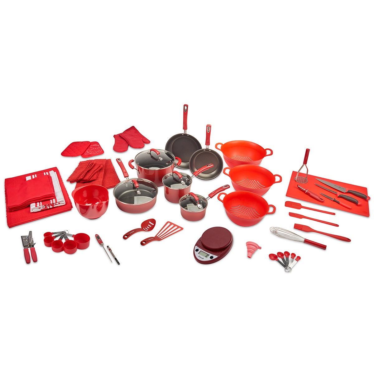 NE40278-Nasco Deluxe Color-Coded Kitchen Kit - Red