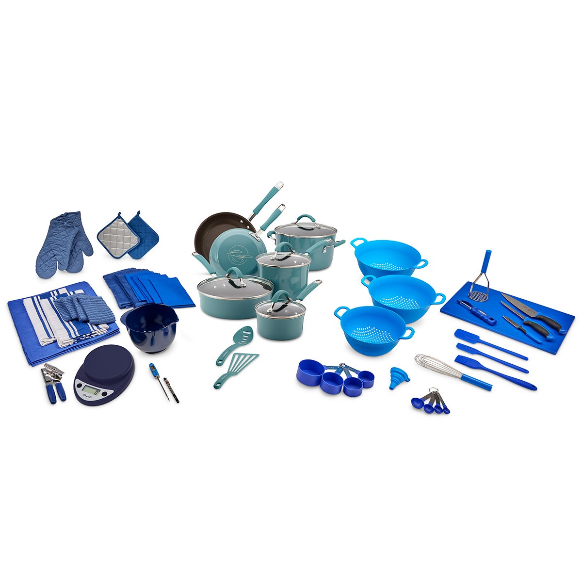 NE40279-Nasco Deluxe Color-Coded Kitchen Kit - Blue
