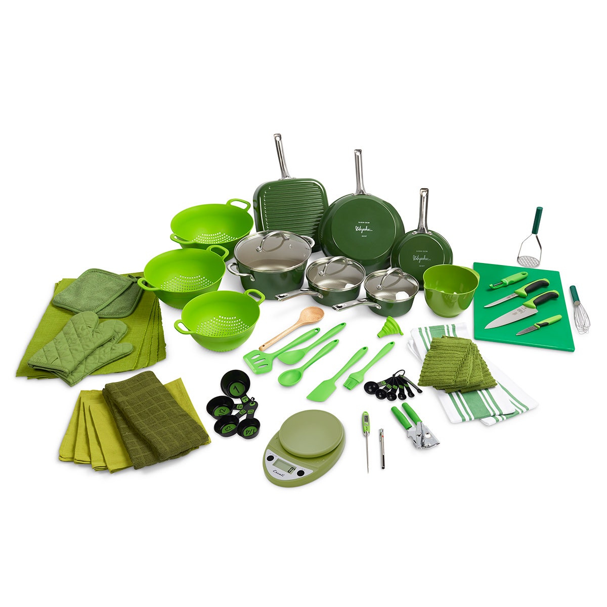 NE40280-Nasco Deluxe Color-Coded Kitchen Kit - Green