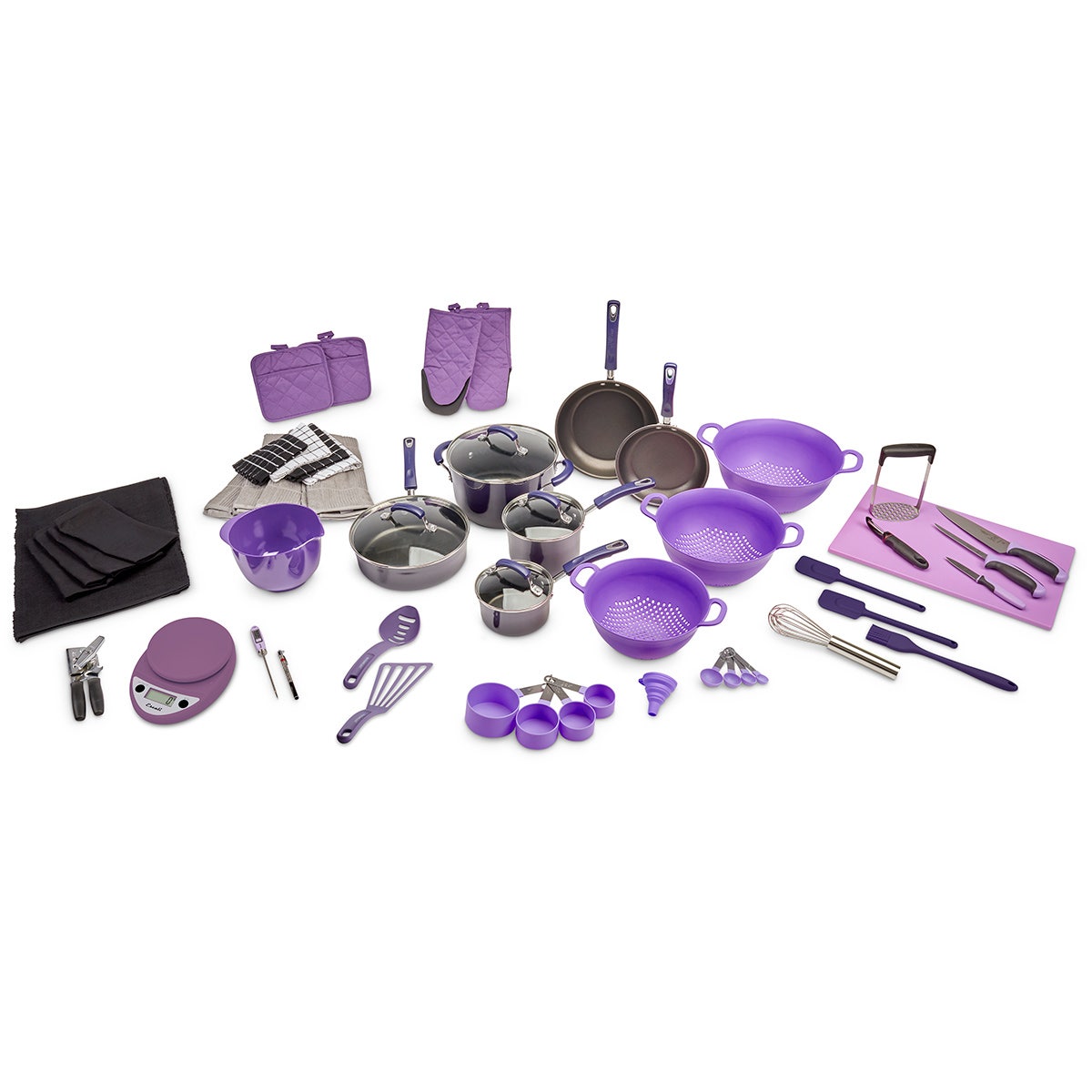 NE40283-Nasco Deluxe Color-Coded Kitchen Kit - Purple