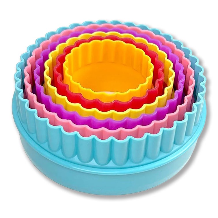 NE40497-Double-Sided Cookie and Biscuit Cutters - Set of 6