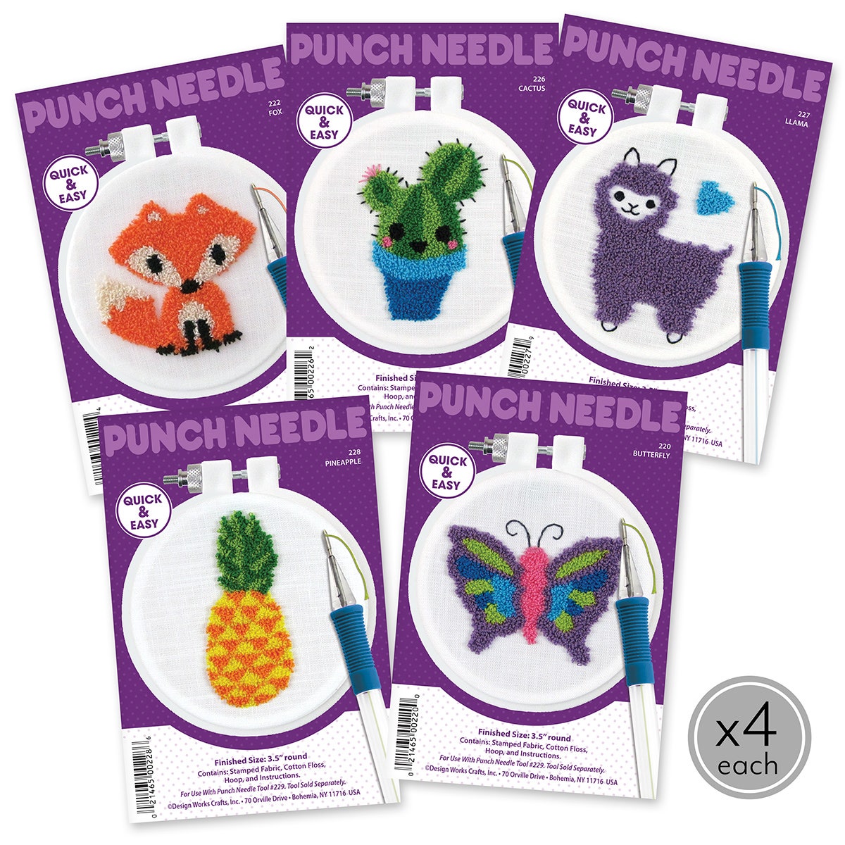 NE40506-Punch Needle Embroidery Classroom Kit