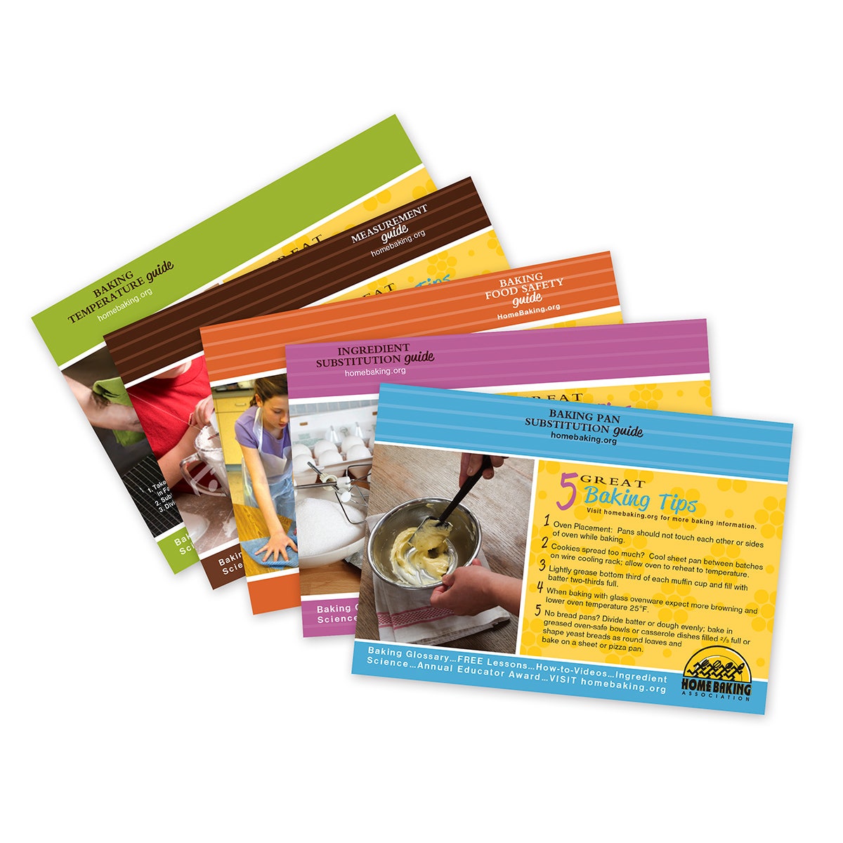 NE40512-Home Baking Association Guide Cards - 15 Sets
