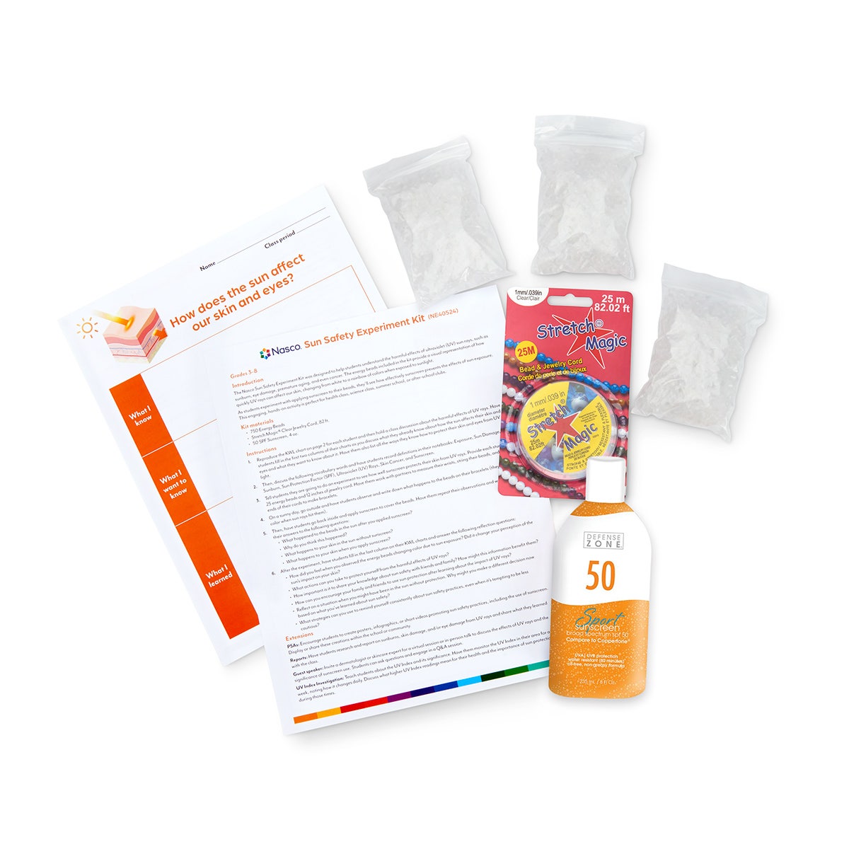 NE40524-Nasco Sun Safety Experiment Kit