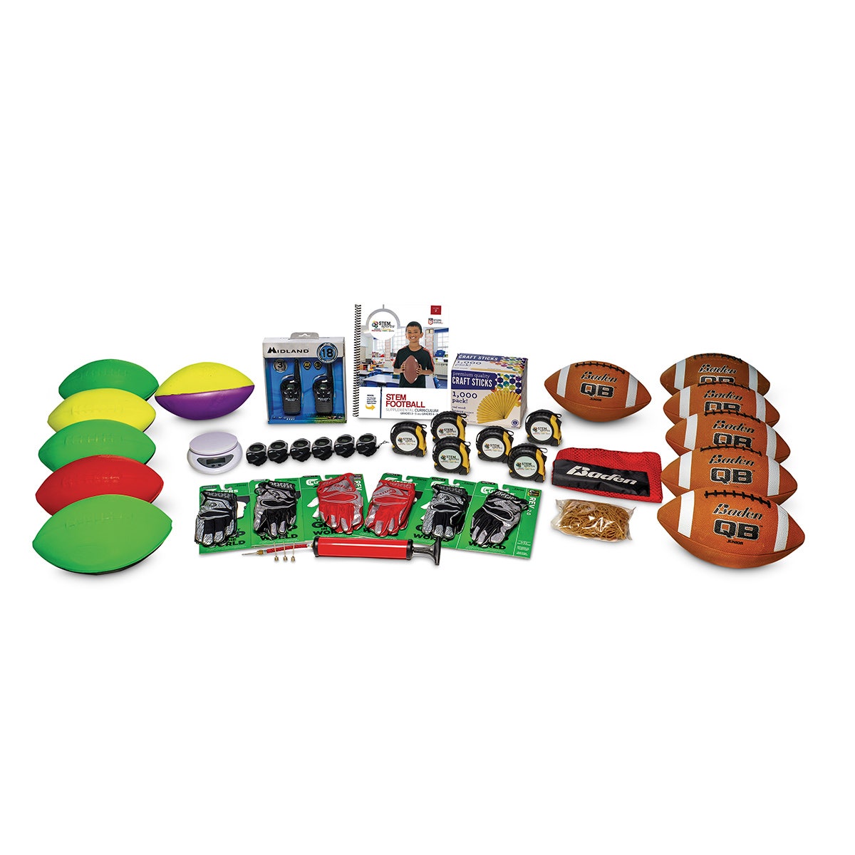 X0000NE40529-STEM Sports® Football Kits and Supplemental Curriculum for Grades 3–5 & 6–8