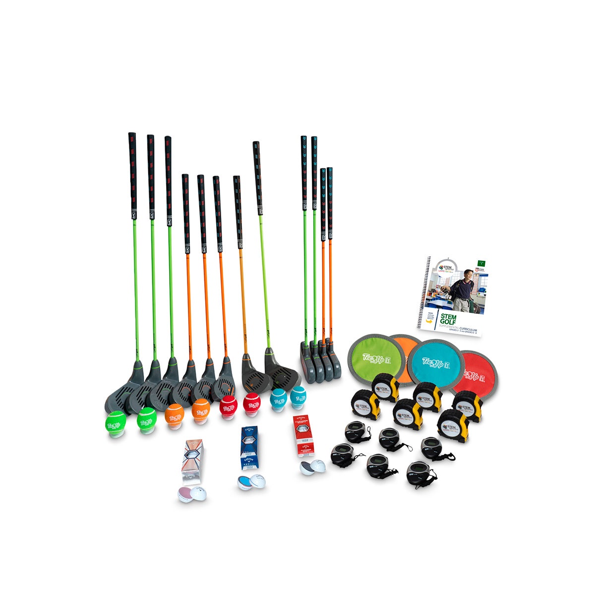 X0000NE40530-STEM Sports® Golf Kits and Supplemental Curriculum for Grades 3–5 & 6–8
