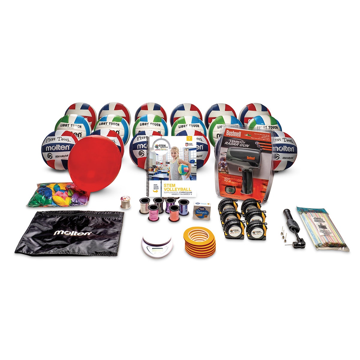 X0000NE40532-STEM Sports® Volleyball Kits and Supplemental Curriculum for Grades 3–5 & 6–8