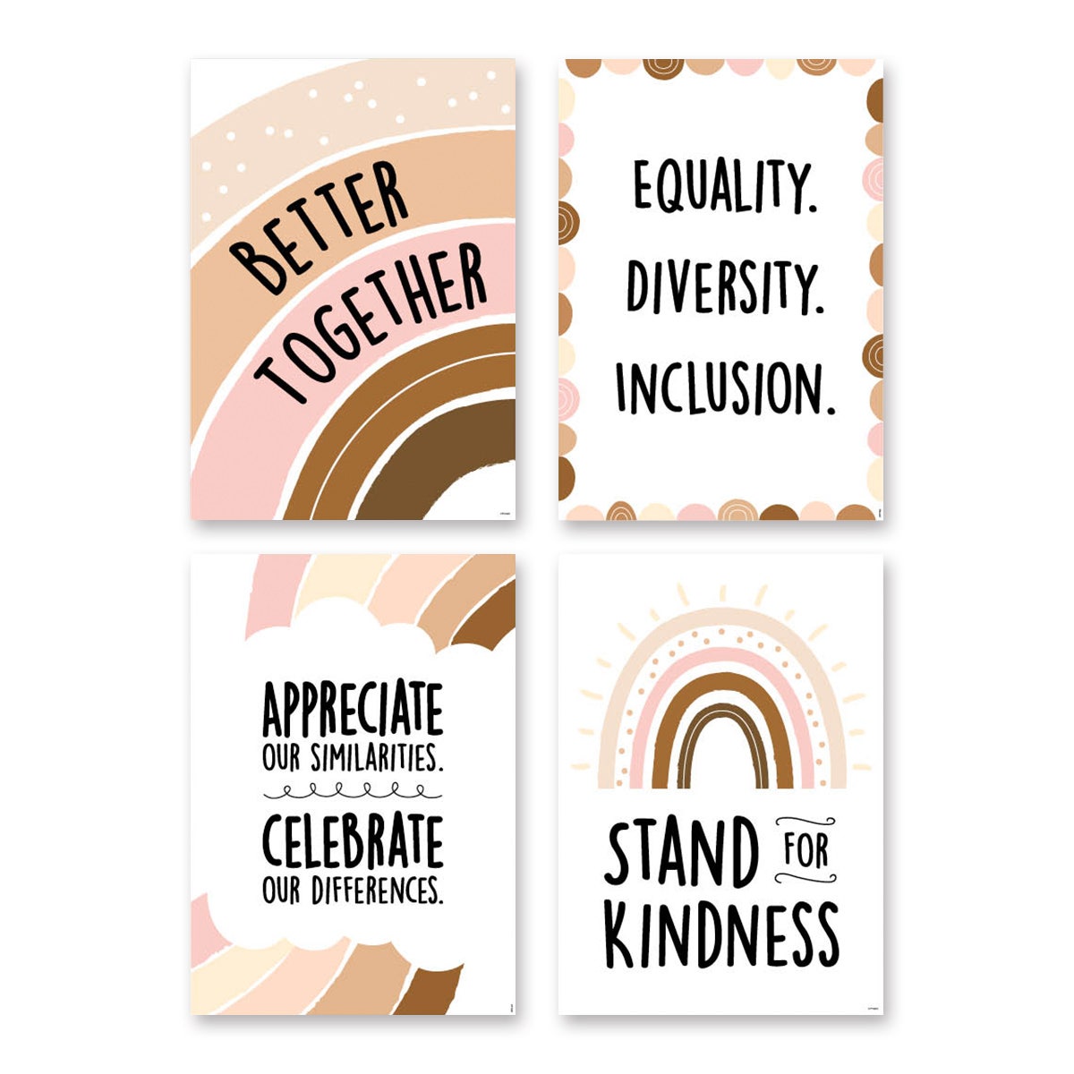 NE40574-Creative Teaching Press® Stand Together Posters - Set of 4