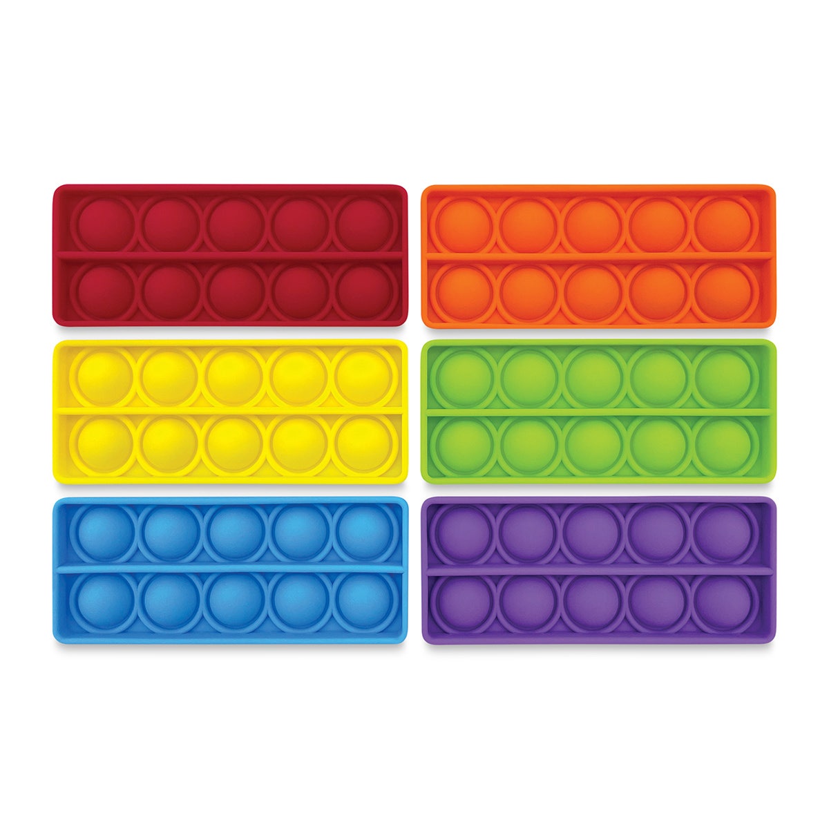 NE40584-Teacher Created Resources® Push and Pop Bubble Ten Frames - 6 Pack