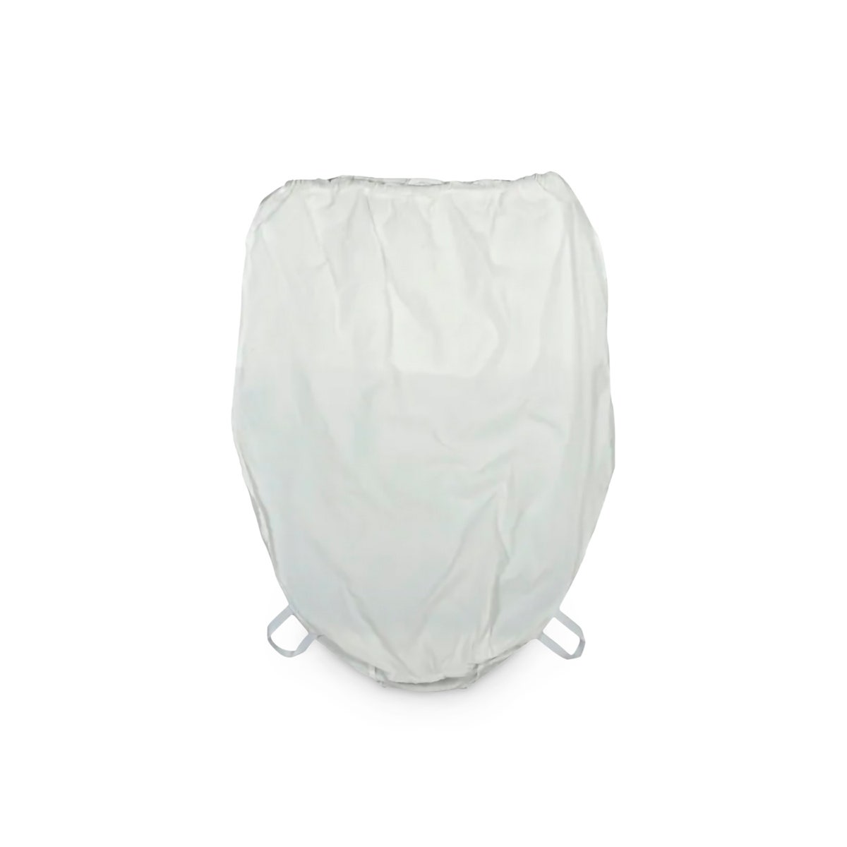 NE40593-White Nylon Hamper Bag - 18 in. D