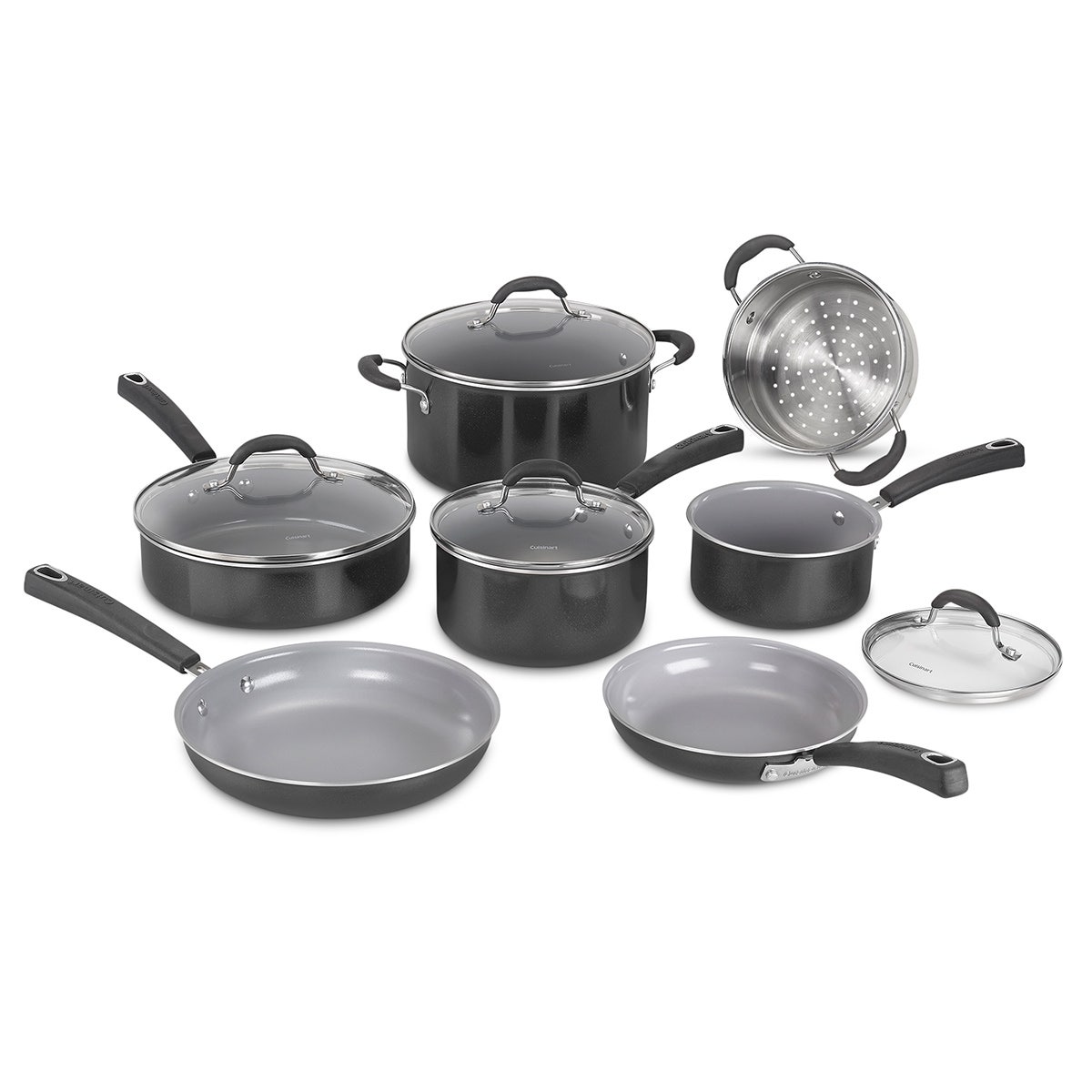 NE40617-Cuisinart® Advantage Ceramica® XT 11-Piece Nonstick Cookware Set 