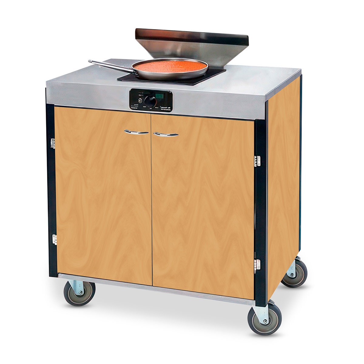 X0000NE40648-Lakeside&reg; Creation Express Induction Stove Top Cooking Station - Hard Rock Maple Top