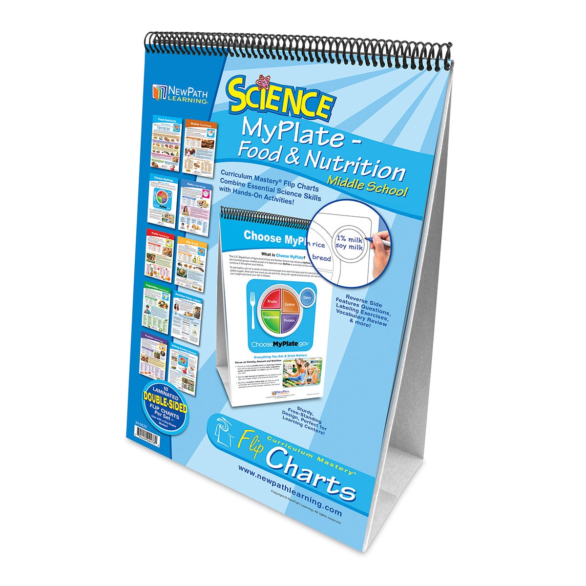 NE40660-NewPath Learning® MyPlate Food & Nutrition Flip Chart