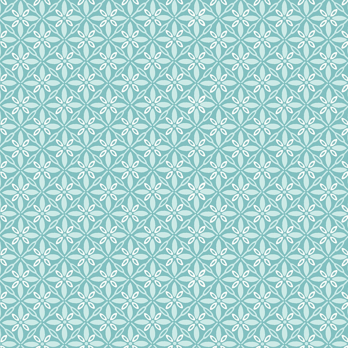 NE40674-Cotton Fabric by the Bolt - Tufted Aqua - 10 Yards