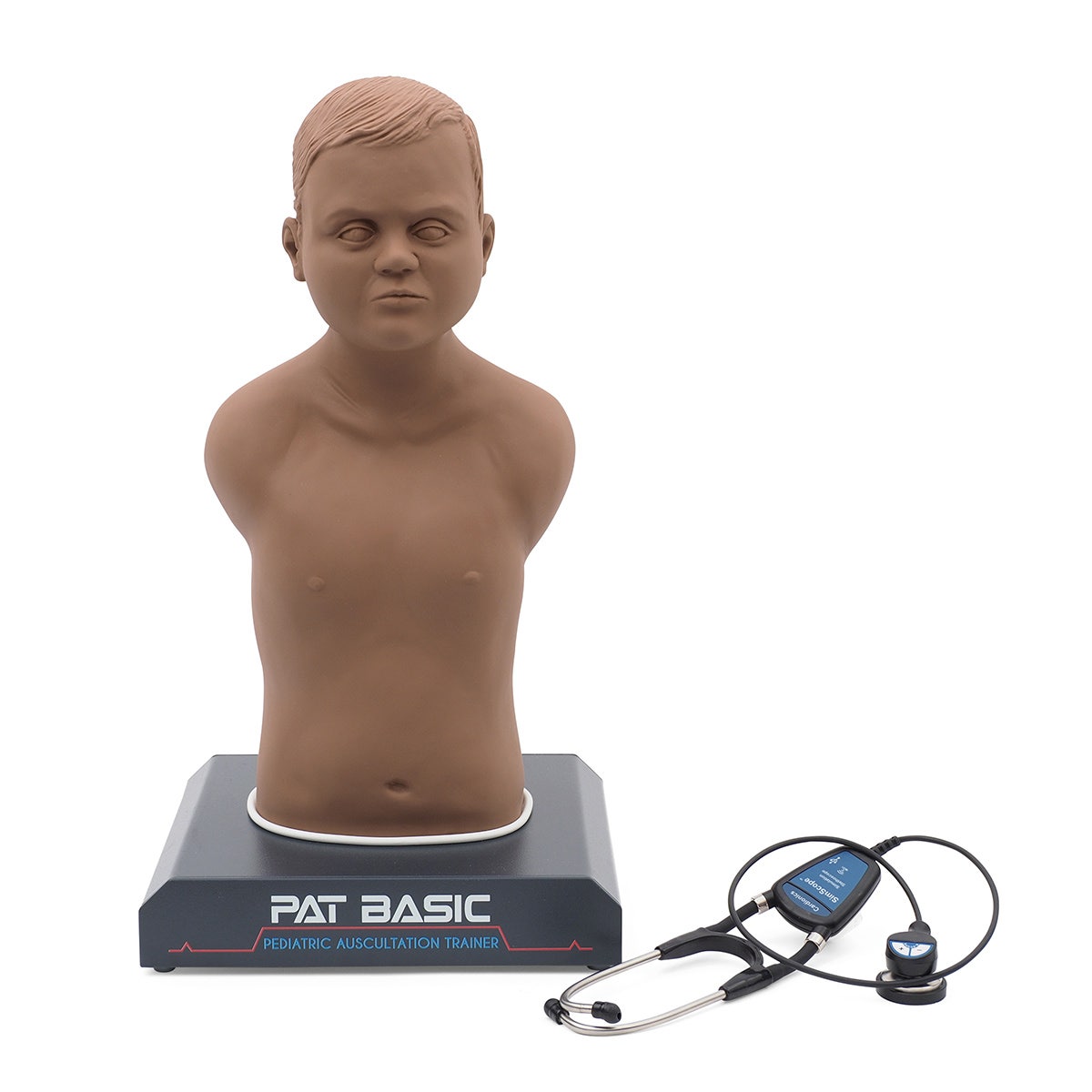 NE40776-PAT Basic® Pediatric Auscultation Manikin - Dark