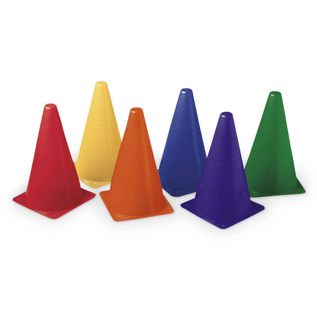 PE00182-Polyethylene Cones - 6-Color Set
