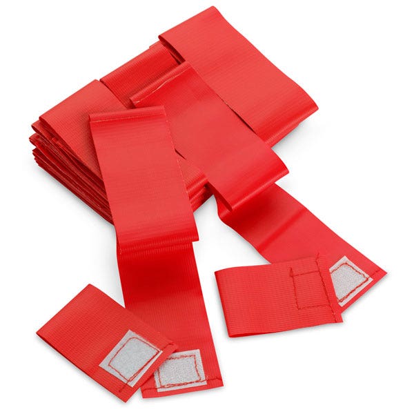 PE00365-Flag Football Belt Replacement Flags - Red