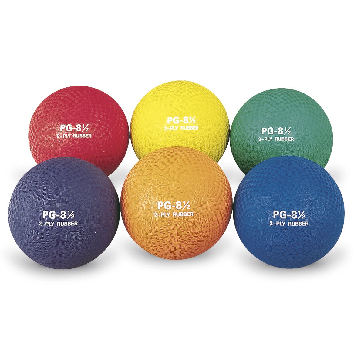 PE00392-Nasco Colored Playground Balls - Set of 6