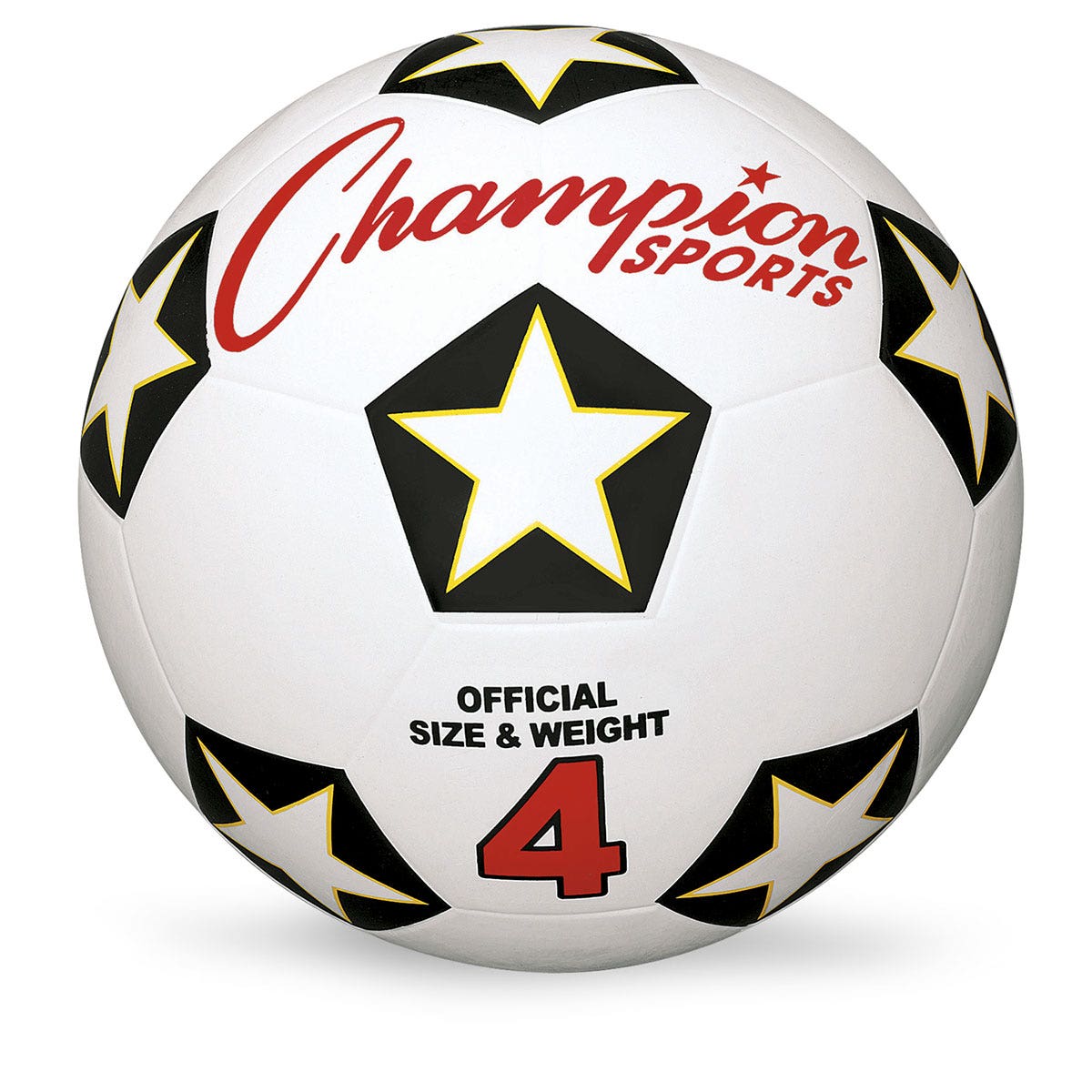 PE00465-Champion® Rubber Soccer Ball - Size 4