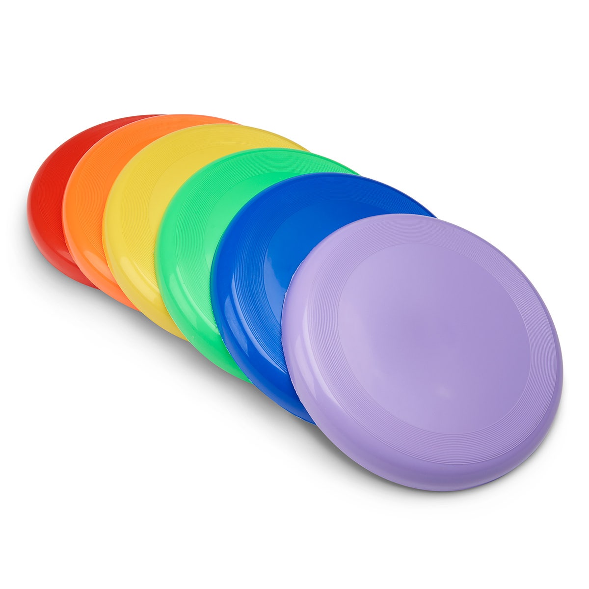 PE01874-Rainbow Flying Discs