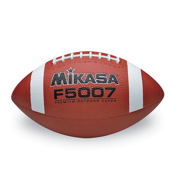 PE02380-Mikasa® F5007 Youth/Intermediate Size 4 Silver Series Football