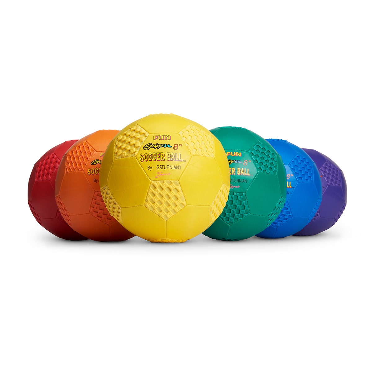 PE03887-Fun Gripper™ Soccer Balls - Set of 6