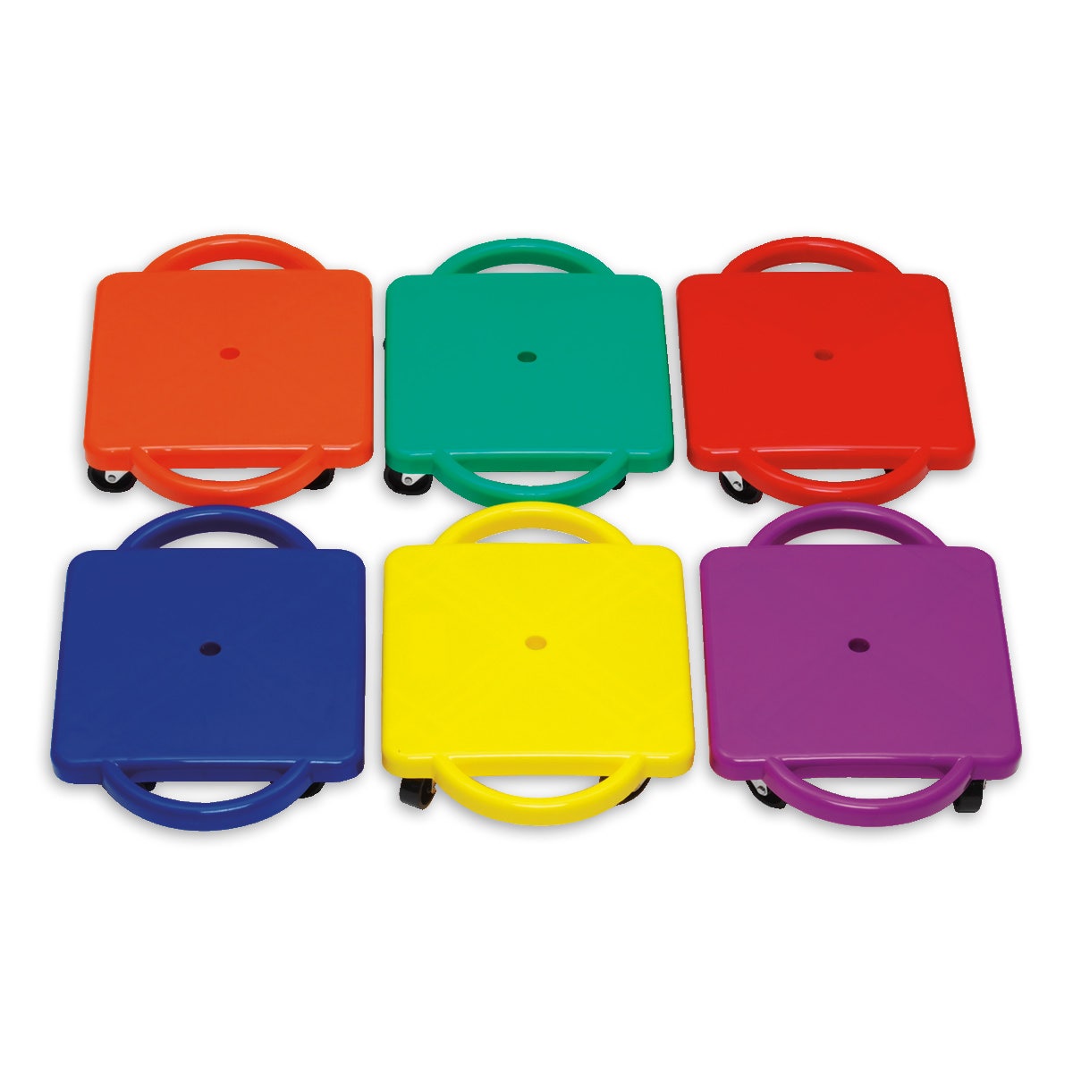 PE04249-12 in. Standard Scooter Boards with Handles - Set of 6