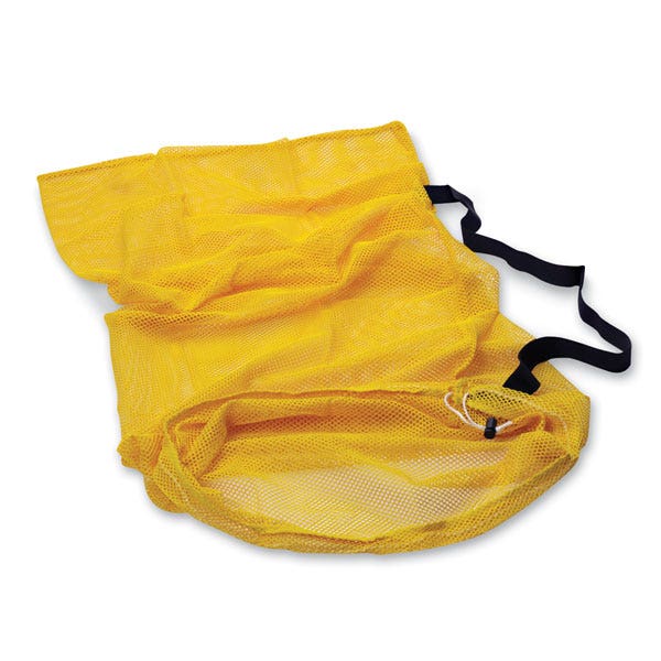 PE06372-Mesh BallBag with Shoulder Strap - Yellow