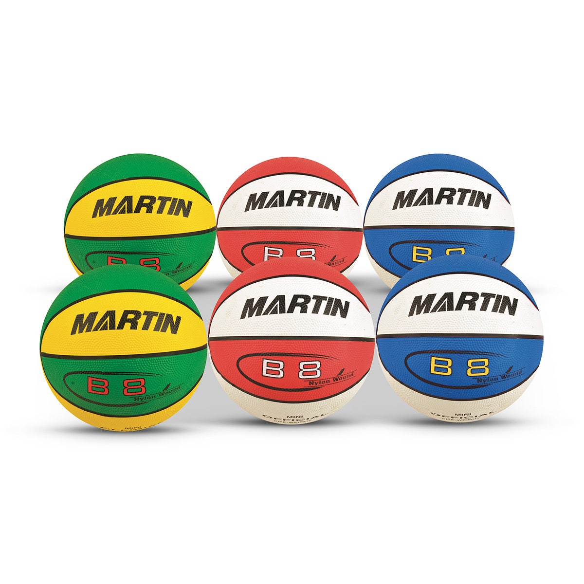 PE06395-Set of 6 Mini Basketballs - Size 1