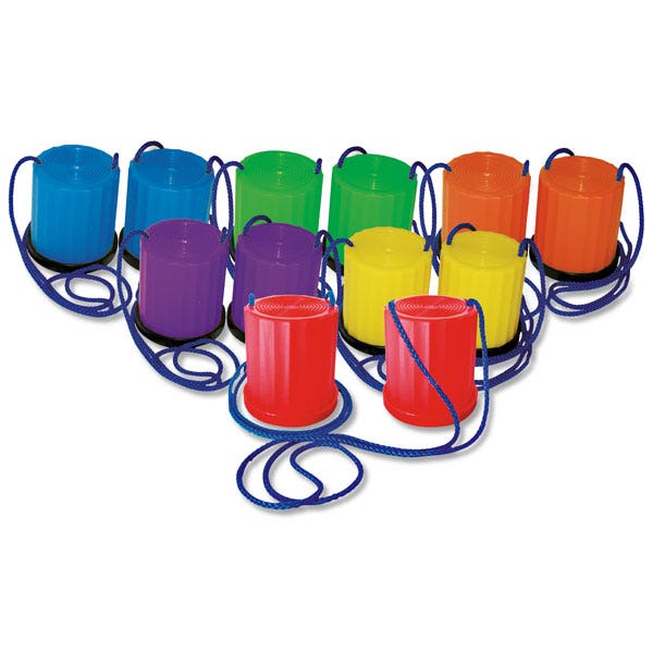 PE07373-Plastic Platform Stilts Set