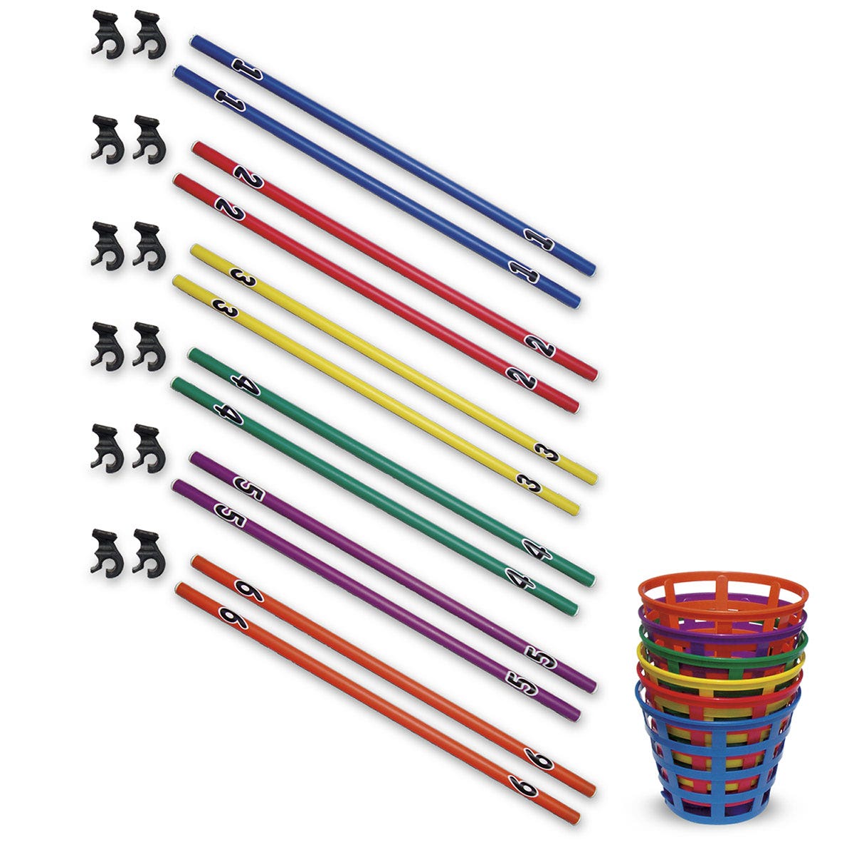 PE07829-TeamPoles™ 6-Pair Set