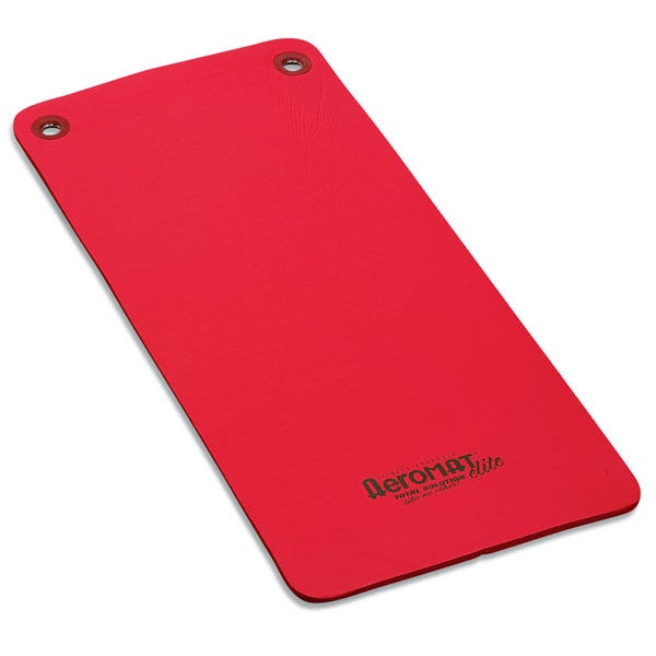 PE08061-Aeromat™ Elite Workout Mats with Eyelets - Red, 1/2 in. x 20 in. x 48 in.