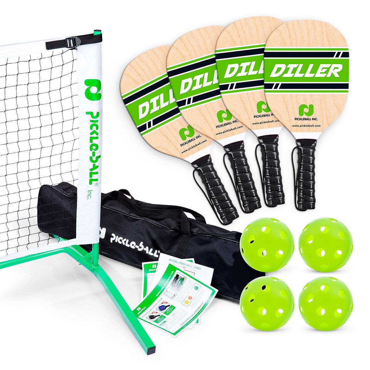 PE08148-Pickle-Ball® 3.0 Tournament Swinger Set