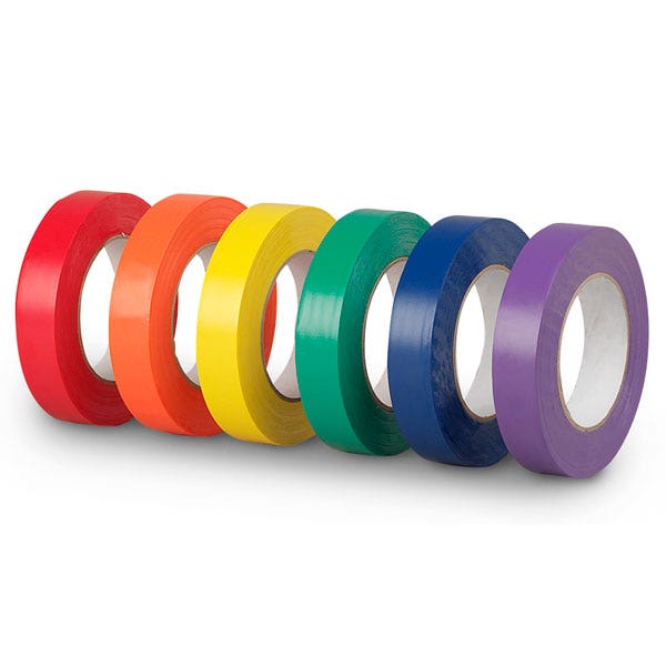PE08261-2 in. Floor Tape - Set of 6 Rolls