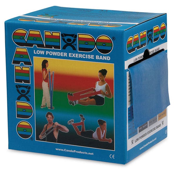PE08452-Low Powder Exercise Band, Heavy - Blue