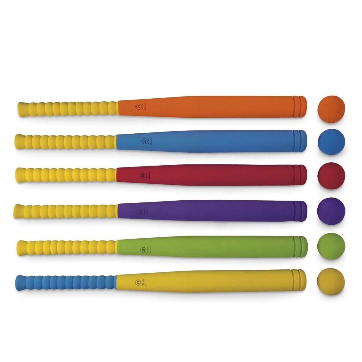PE08690-Nasco Foam Bat and Ball Set, 29 in. - Set of 6