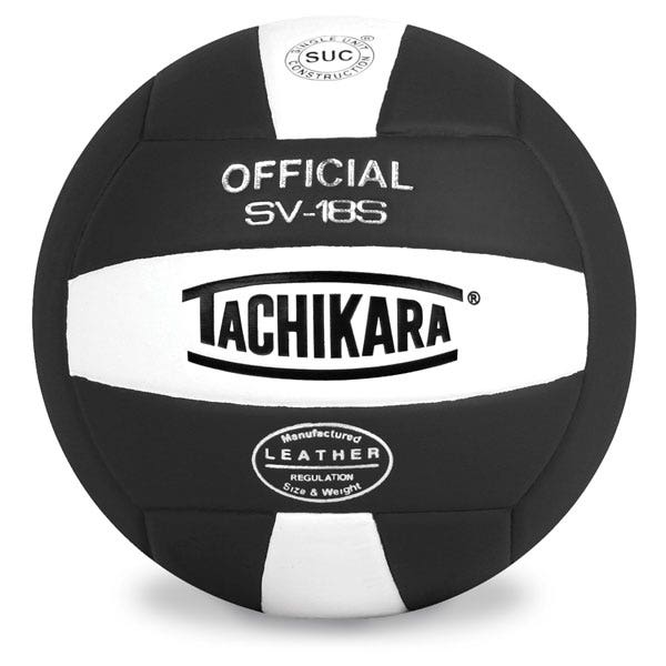 PE09374-Tachikara® SV18S Vollyball - Black/White