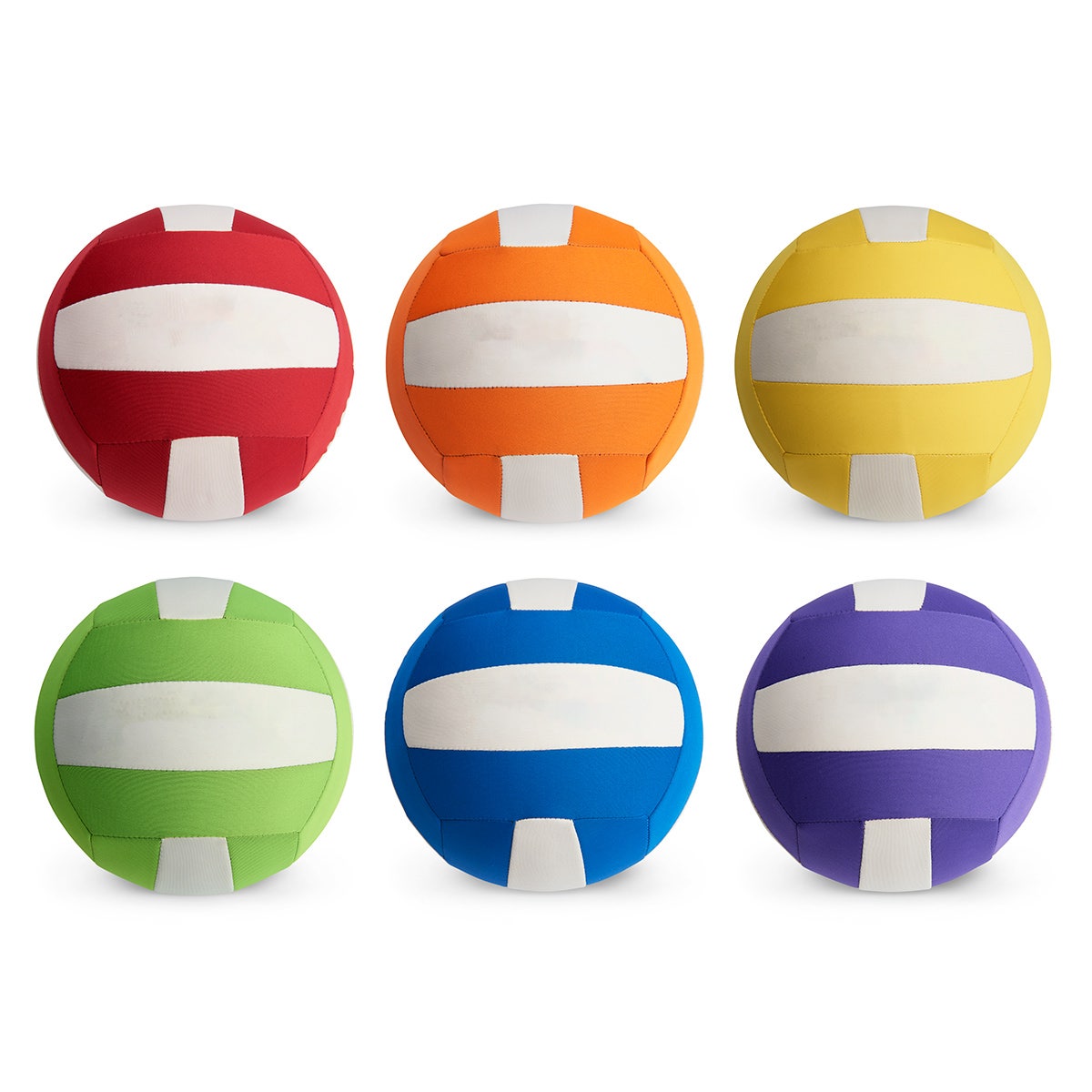 PE09552-Nasco Neoprene Volleyballs - Set of 6