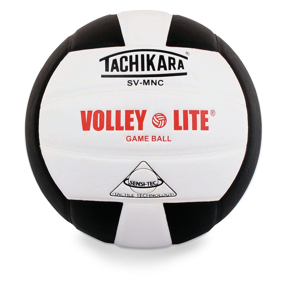 PE09652-Tachikara® SVMN Volley-Lite® Volleyball - Black/White